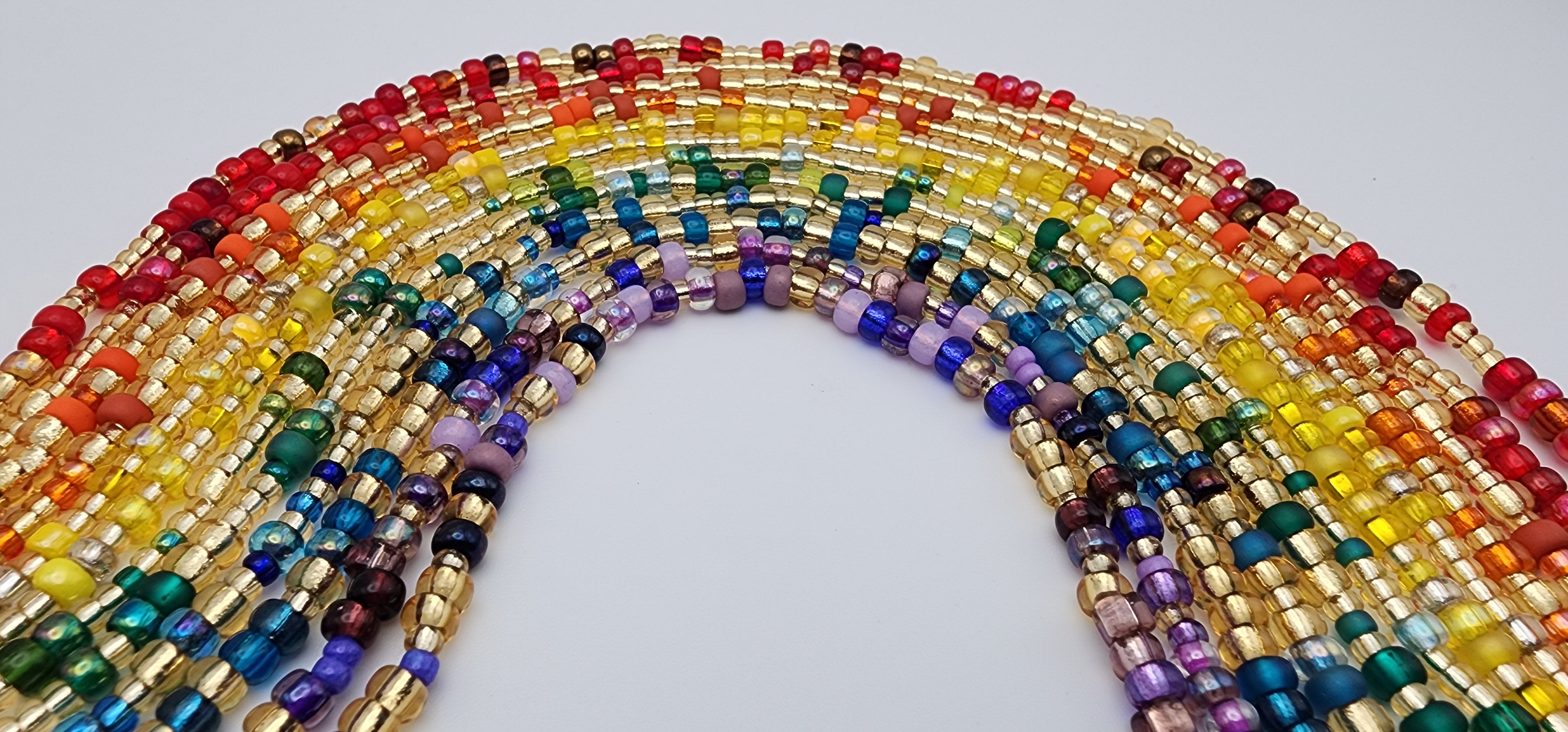 "Waist the Rainbow" 6-Strand Set