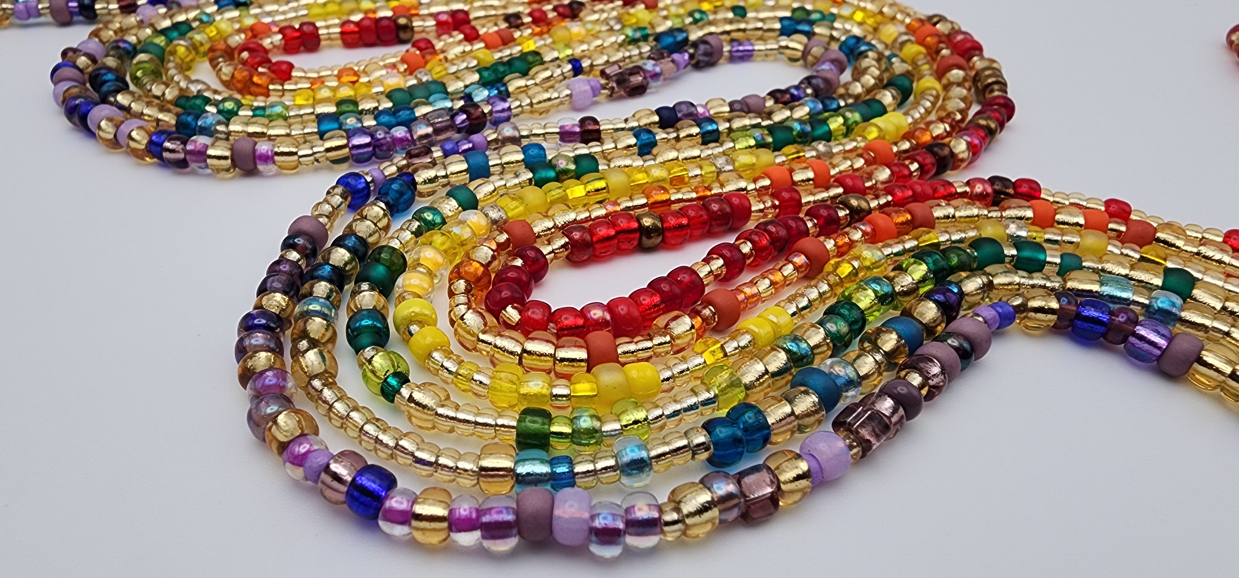 "Waist the Rainbow" 6-Strand Set